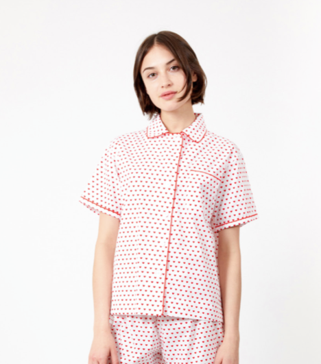 Corita Hearts Pajama Shirt