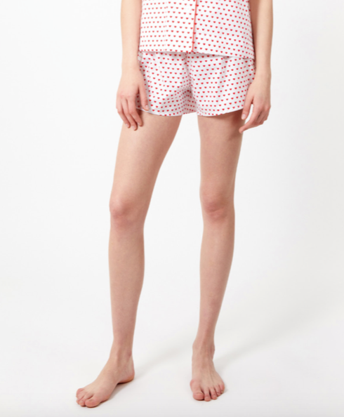 Paloma Hearts Pajama Shorts